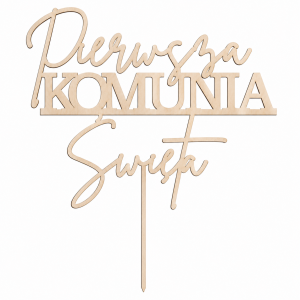 topper pierwsza komunia Święta