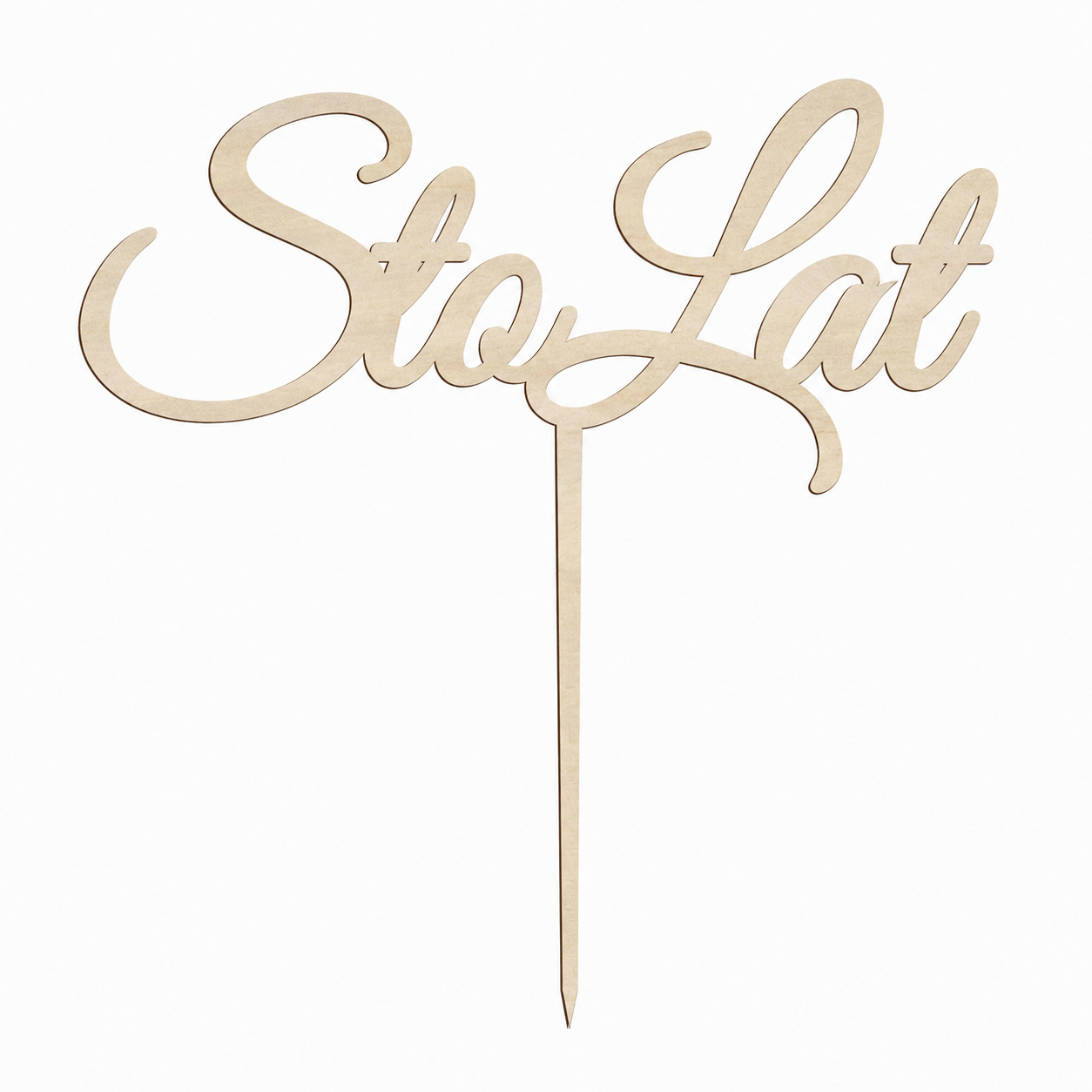✨ topper okolicznościowy „sto lat” – złote lustro ✨ topper okolicznościowy „sto lat” – złote lustro