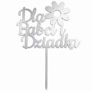 topper dla babci i dziadka zŁoty bristol