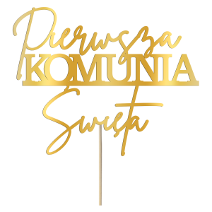 topper pierwsza komunia Święta