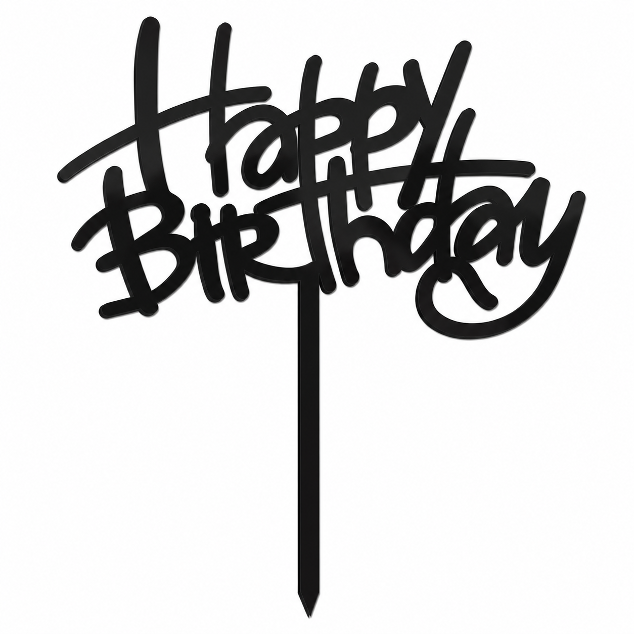 topper urodzinowy happy birthday złote lustro plexi topper urodzinowy happy birthday złote lustro plexi
