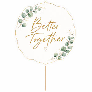 topper dekoracja na Ślub Życzenia wesele premium boho watercolour