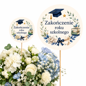 topper podziękowanie dzień nauczyciela elegancki prezent zakończenie roku