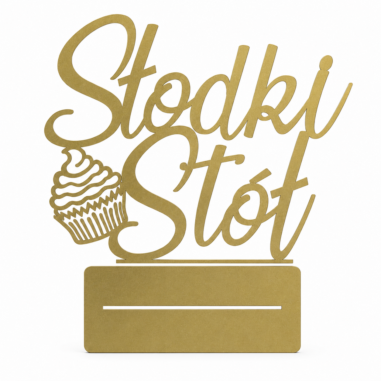 słodki stół złoty napis na stół wesele Ślub słodki stół złoty napis na stół wesele Ślub